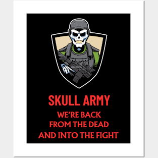 Skull Army Posters and Art